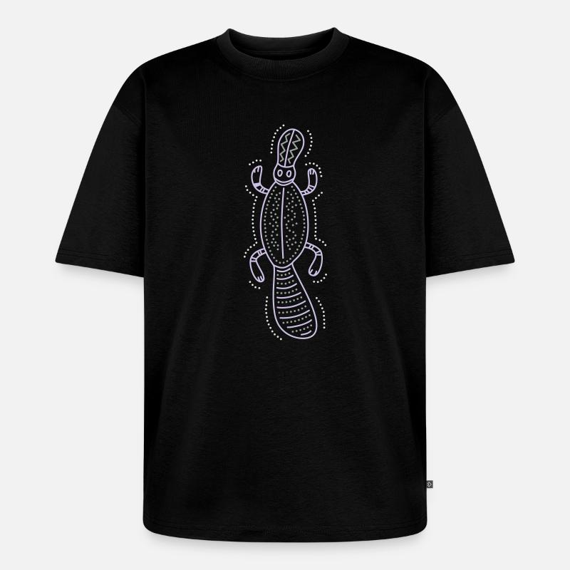 platypus - Unisex Premium Oversized Bio T-Shirt - Schwarz