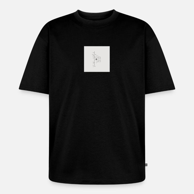 Fotografie Logo Sternblitz - Unisex Premium Oversized Bio T-Shirt - Schwarz
