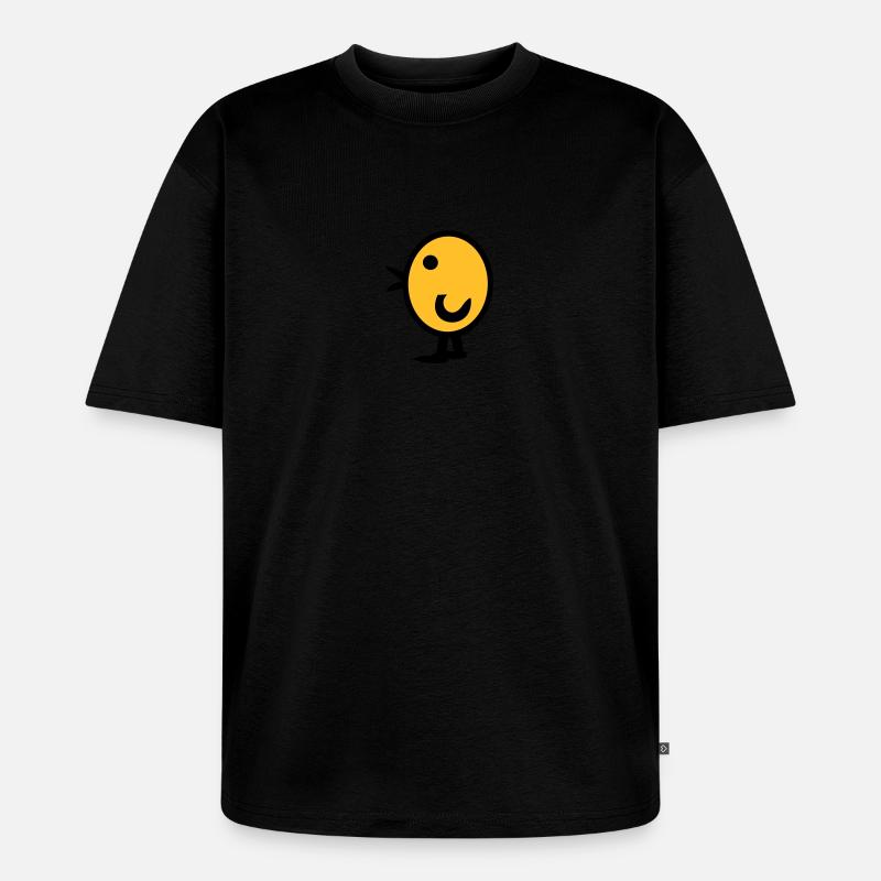 Duck, chicken, chick - Unisex Premium Oversized Organic T-Shirt - black