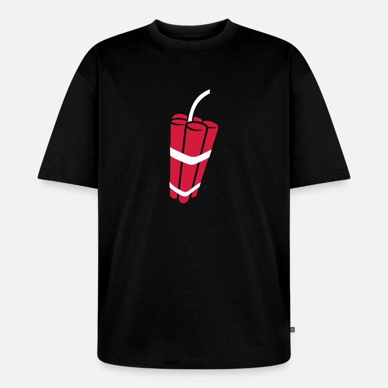 Dynamit - Unisex Premium Oversized Bio T-Shirt - Schwarz