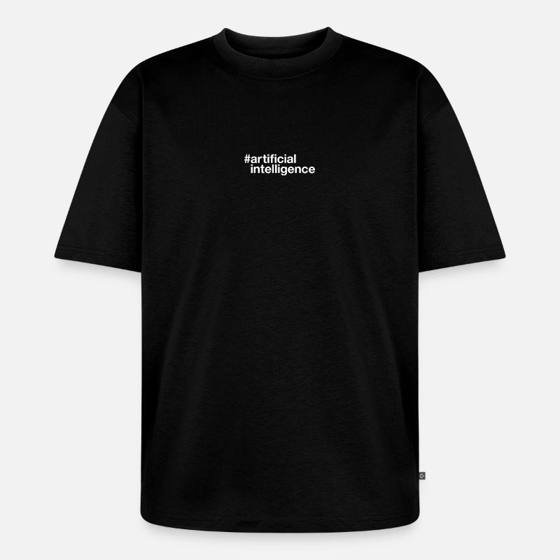 ARTIFICIAL intelligence künstliche Intelligenz - Unisex Premium Oversized Organic T-Shirt - black