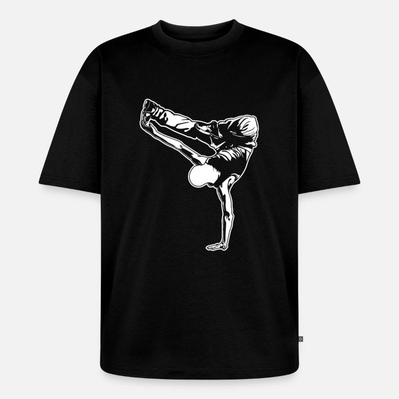 Breakdancer - Unisex Premium Oversized Bio T-Shirt - Schwarz