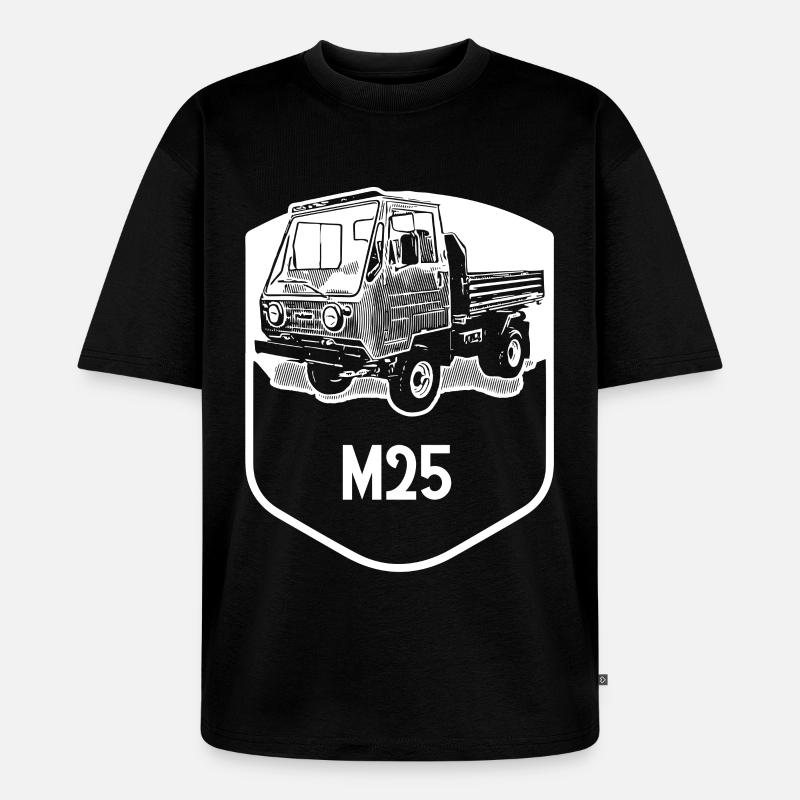 Multicar M25 - RDA - Classique - T-shirt Premium bio oversize Unisexe - noir