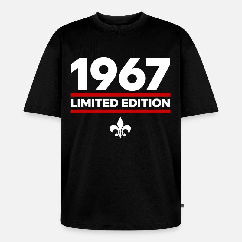 Édition limitée de 1967 - T-shirt Premium bio oversize Unisexe - noir