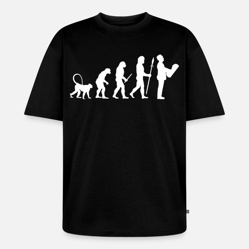 Die Entwicklung eines Architekten - Unisex Premium Oversized Bio T-Shirt - Schwarz