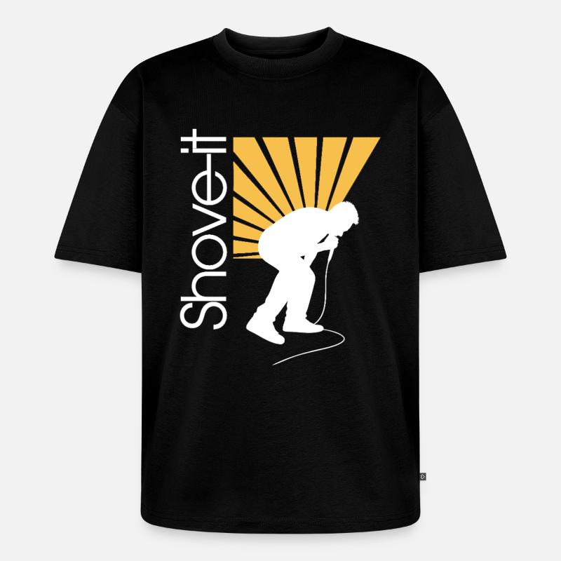 SCHIEB ES, SCHIEB ES!! -AFFE - Unisex Premium Oversized Bio T-Shirt - Schwarz