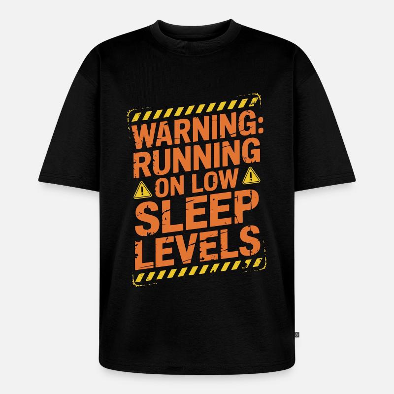 Pharmacist Student Warning Running Pharmaceutical - Unisex Premium Oversized Bio T-Shirt - Schwarz