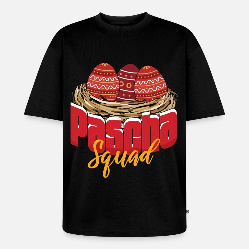 Påskegruppe Ortodoks påske Gresk påske - Premium økologisk oversized unisex T-skjorte - svart