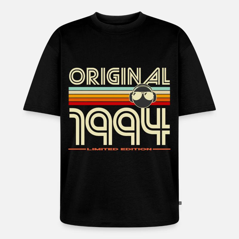 Originale Retro-Edition von 1994 - Unisex Premium Oversized Bio T-Shirt - Schwarz