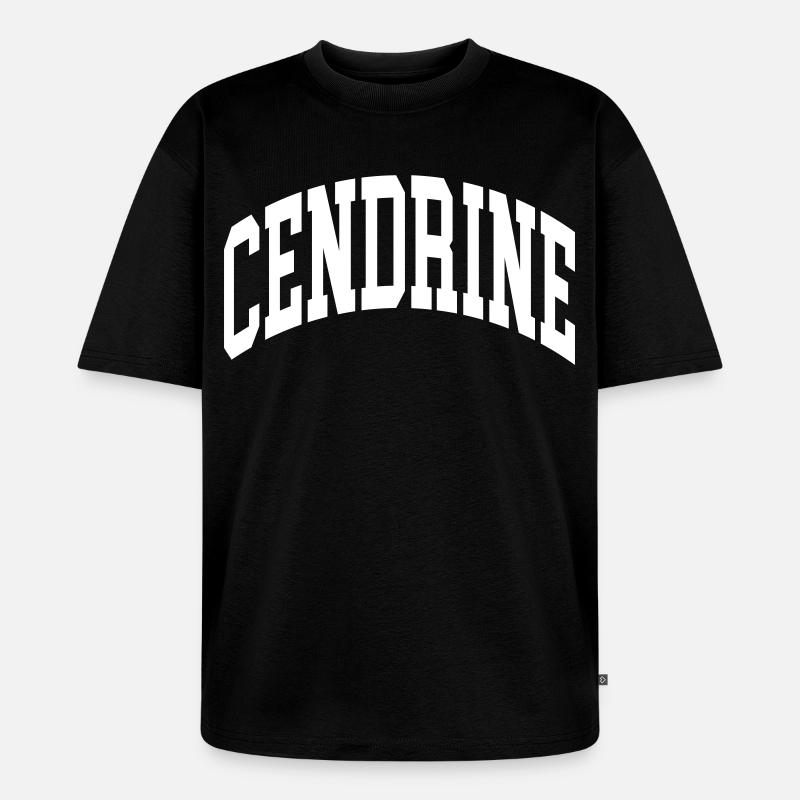Cendrine - Unisex Premium Oversized Bio T-Shirt - Schwarz