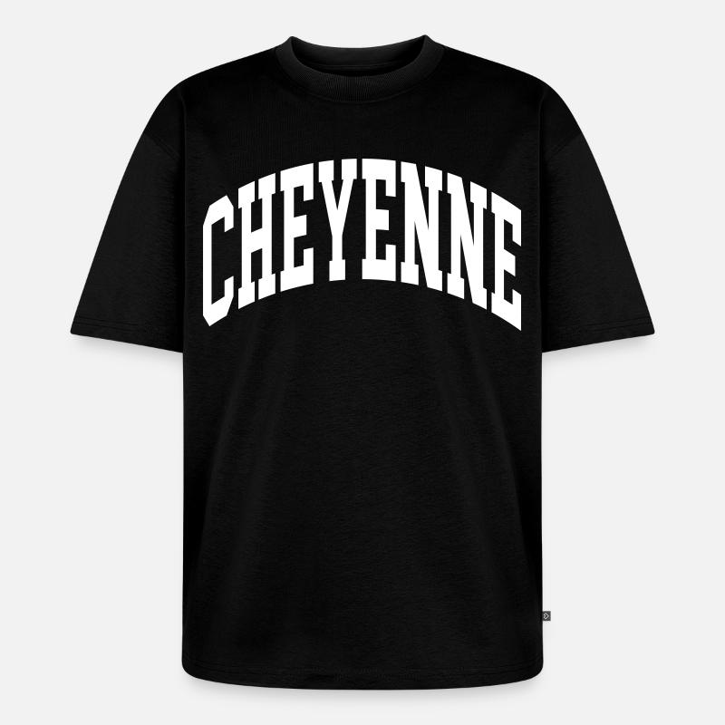 Cheyenne - Unisex Premium Oversized Bio T-Shirt - Schwarz
