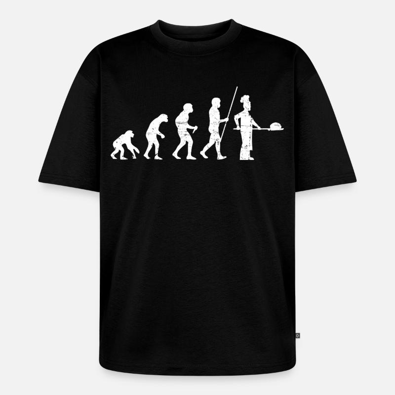 Boulanger Evolution Look Vieilli - T-shirt Premium bio oversize Unisexe - noir