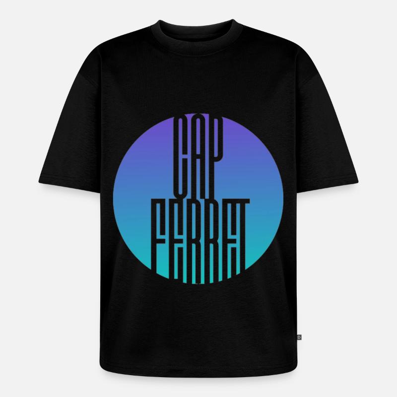 "Le Cap ou pas Cap" - T-shirt Premium bio oversize Unisexe - noir
