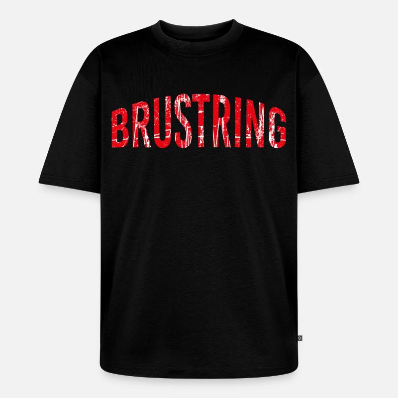 Stuttgart Brustring - Unisex Premium Oversized Bio T-Shirt - Schwarz