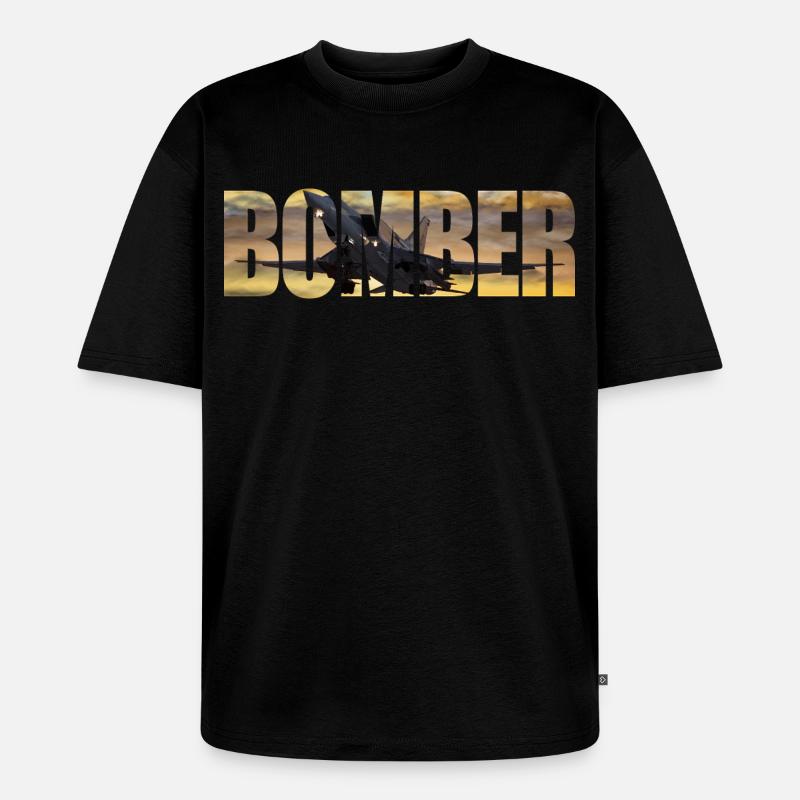 Bomber Tu-22 M3 - Unisex Premium Oversized Bio T-Shirt - Schwarz