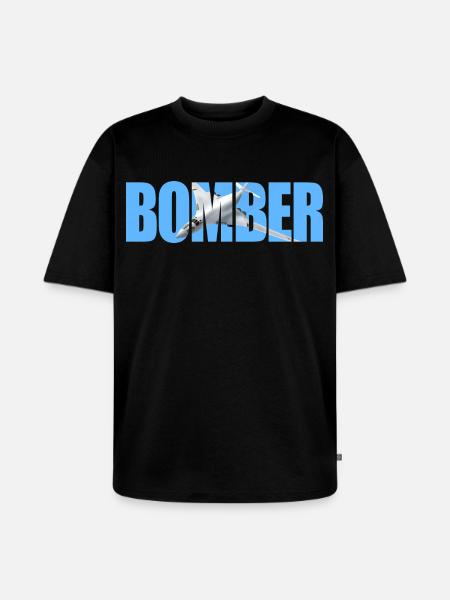 Bomber Tu-160 - Unisex Premium Oversized Organic T-Shirt - black