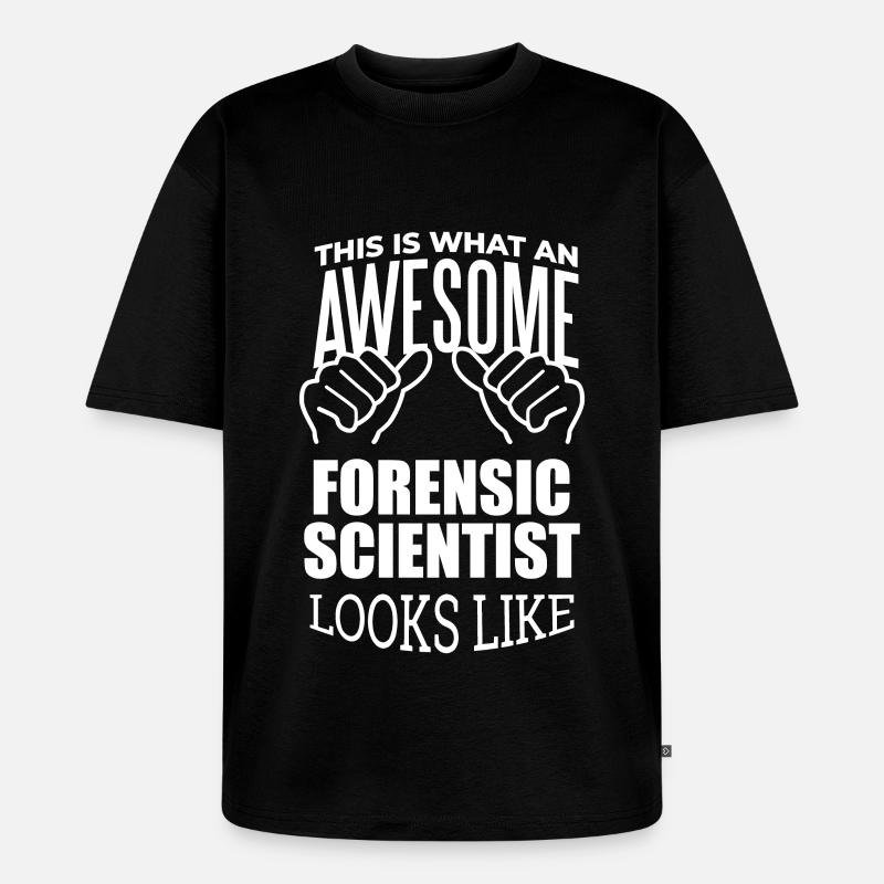 Forensik - Unisex Premium Oversized Bio T-Shirt - Schwarz