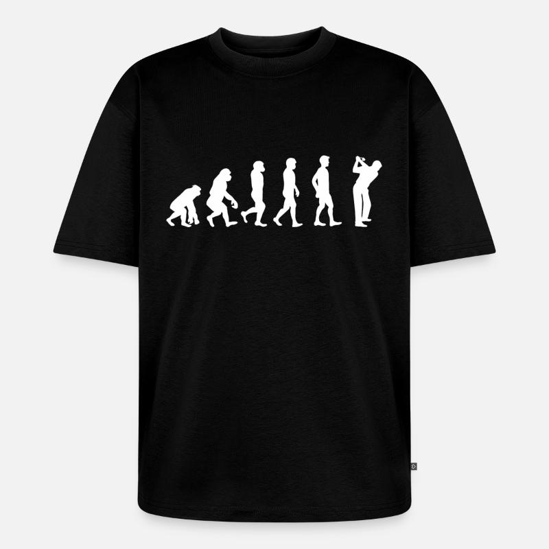 Evolution Golf - Unisex Premium Oversized Organic T-Shirt - black