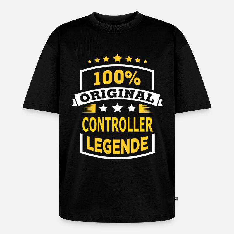 CONTROLLER - Unisex Premium Oversized Bio T-Shirt - Schwarz