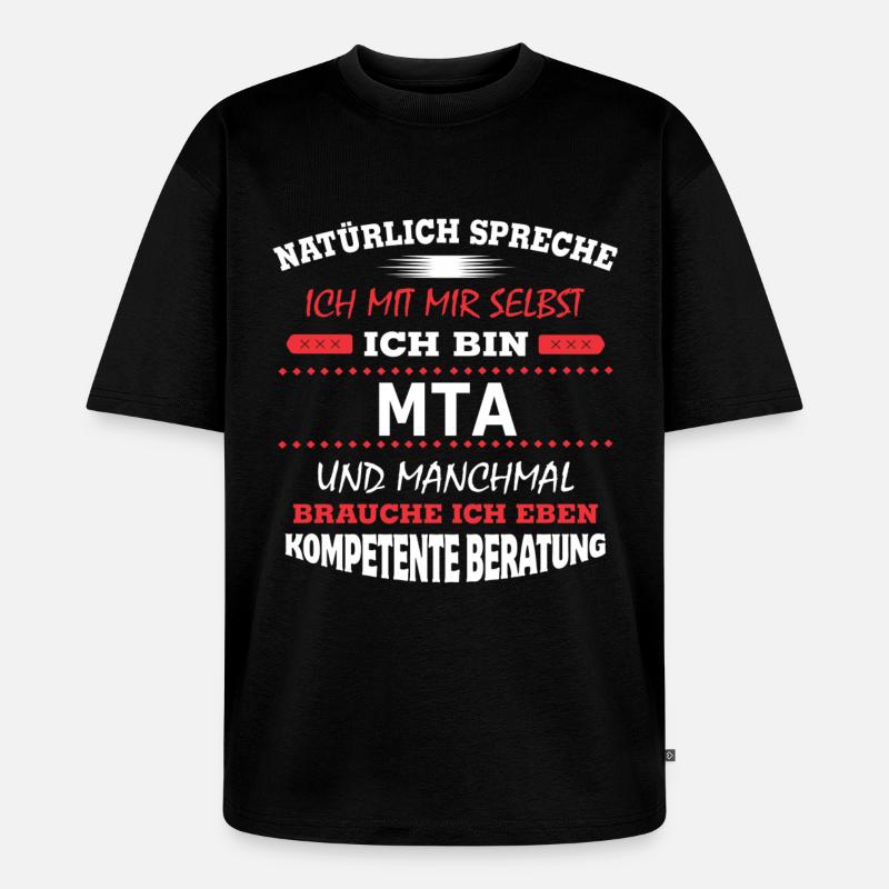 MTA - Unisex Premium Oversized Bio T-Shirt - Schwarz