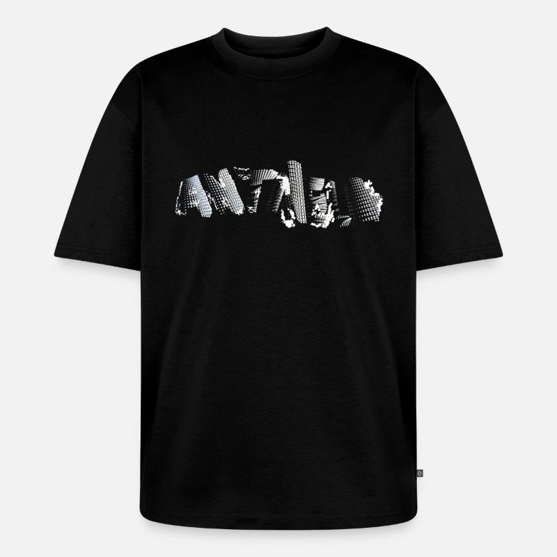 ANTIHELD - Unisex Premium Oversized Bio T-Shirt - Schwarz