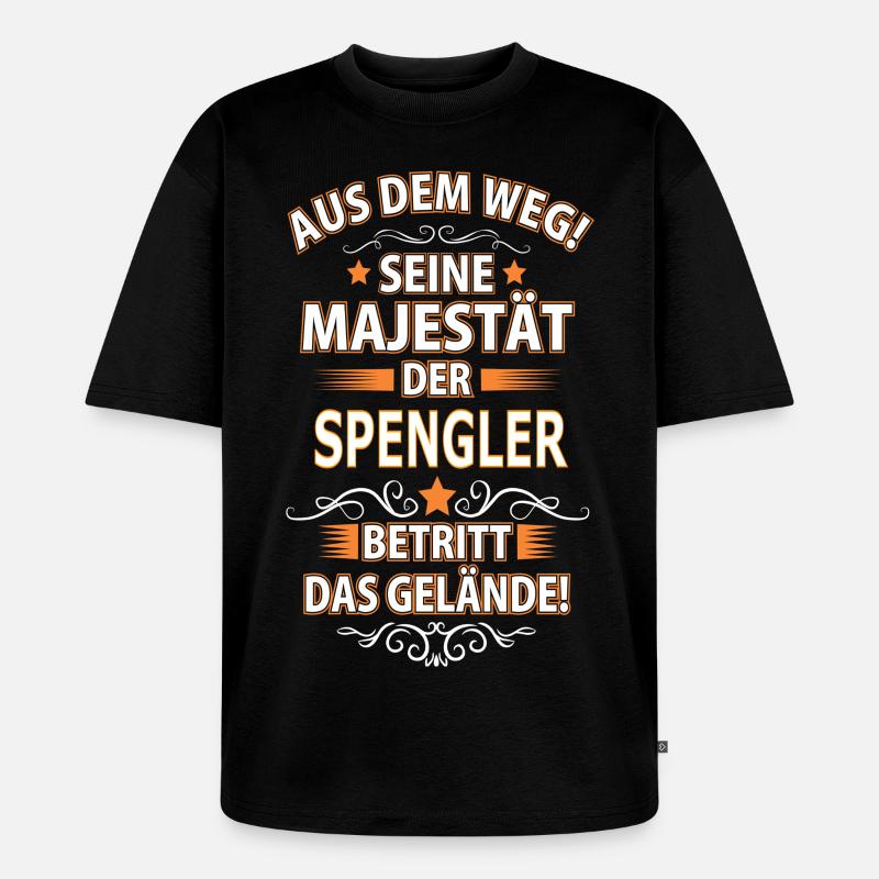 SPENGLER - Unisex Premium Oversized Bio T-Shirt - Schwarz