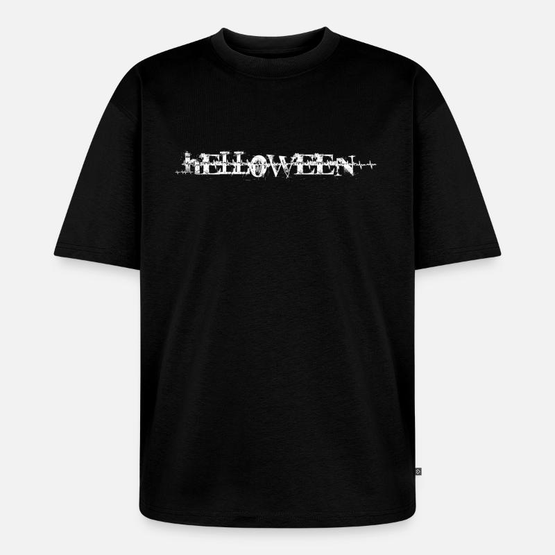 Helloween - T-shirt Premium bio oversize Unisexe - noir