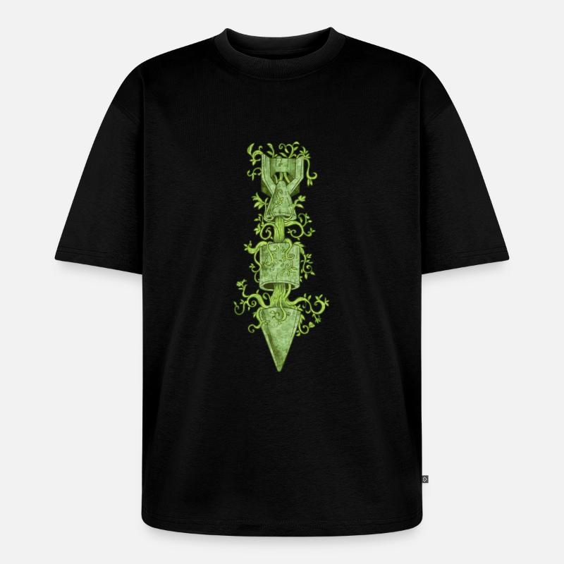 Die Herrschaft der Natur - Unisex Premium Oversized Bio T-Shirt - Schwarz