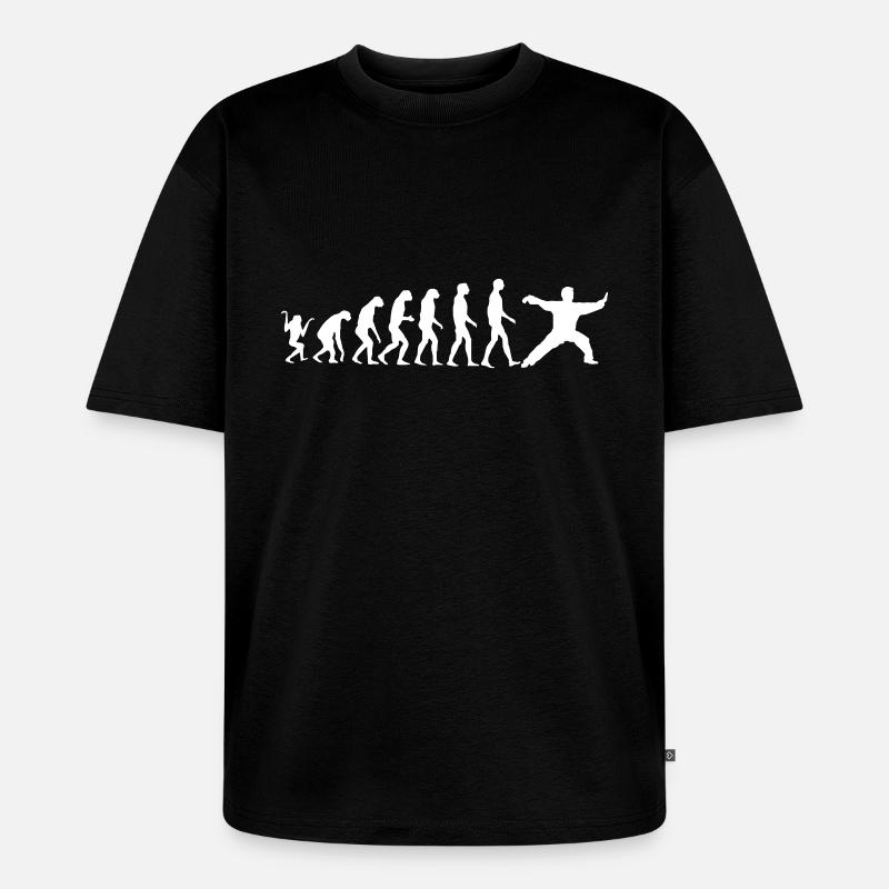 Taijiquan Chen-Style Evolution - Unisex Premium Oversized Bio T-Shirt - Schwarz