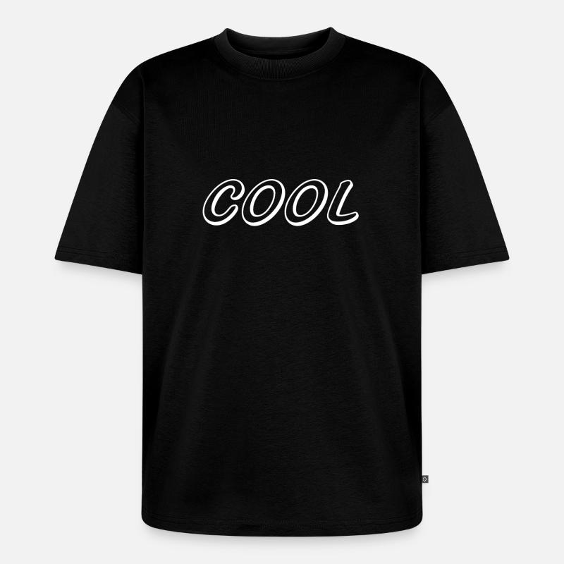 Cool Geschenk Jugendlich - Unisex Premium Oversized Bio T-Shirt - Schwarz
