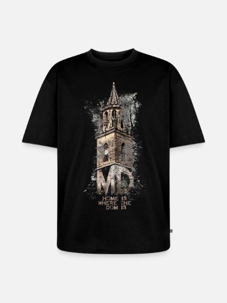 home dom magdeburg md - Unisex Premium Oversized Bio T-Shirt - Schwarz
