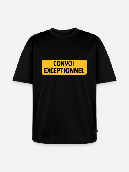 Convoi Exeptionnel - T-shirt Premium bio oversize Unisexe - noir