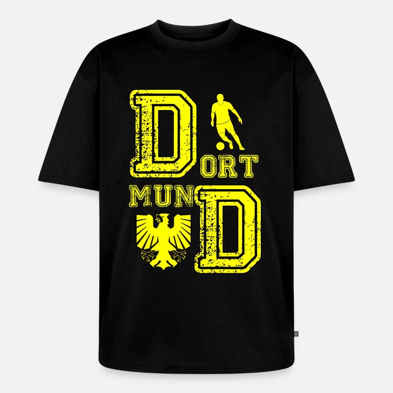 dortmund - Unisex Premium Oversized Bio T-Shirt - Schwarz