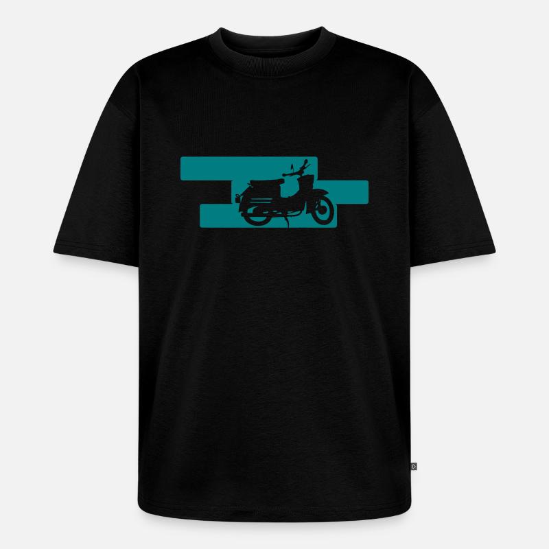 Schwalbe KR50 - T-shirt Premium bio oversize Unisexe - noir