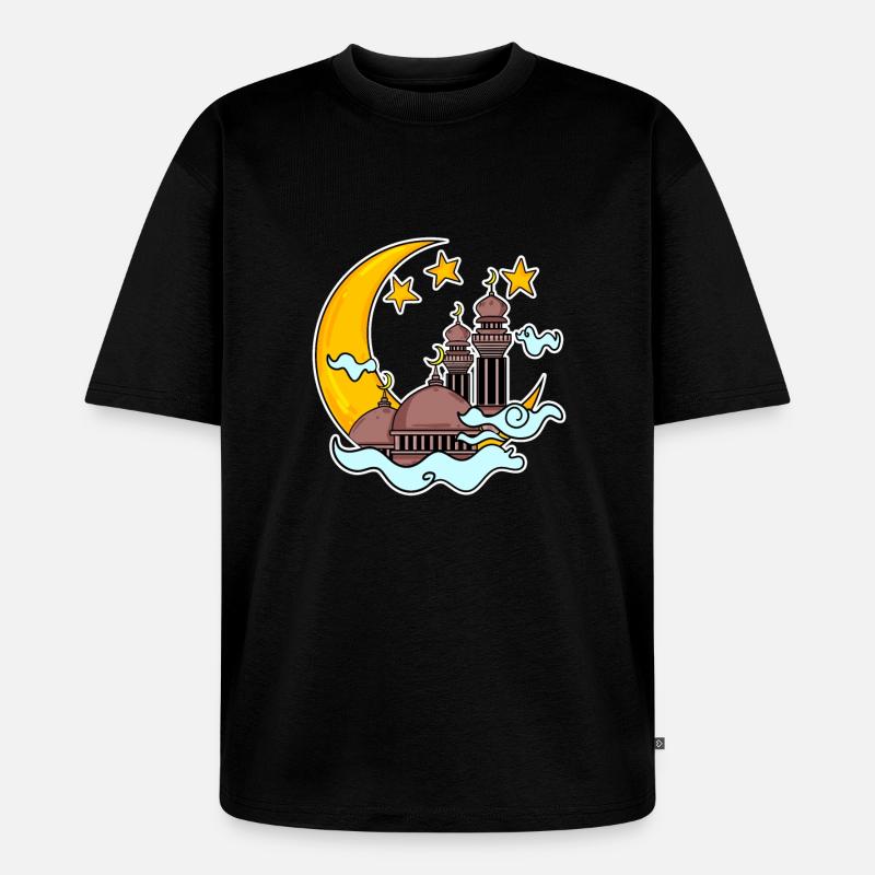 Ramadan - Unisex Premium Oversized Bio T-Shirt - Schwarz