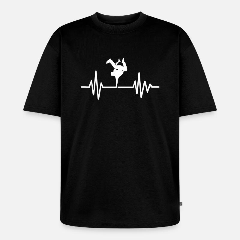 Breakdance - Unisex Premium Oversized Bio T-Shirt - Schwarz