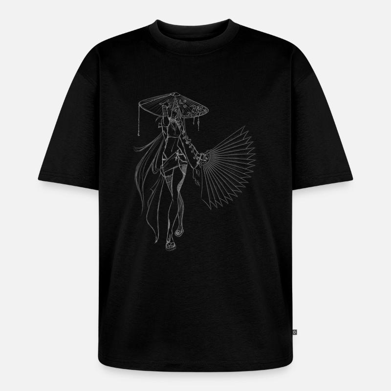 mio blc - Unisex Premium Oversized Bio T-Shirt - Schwarz