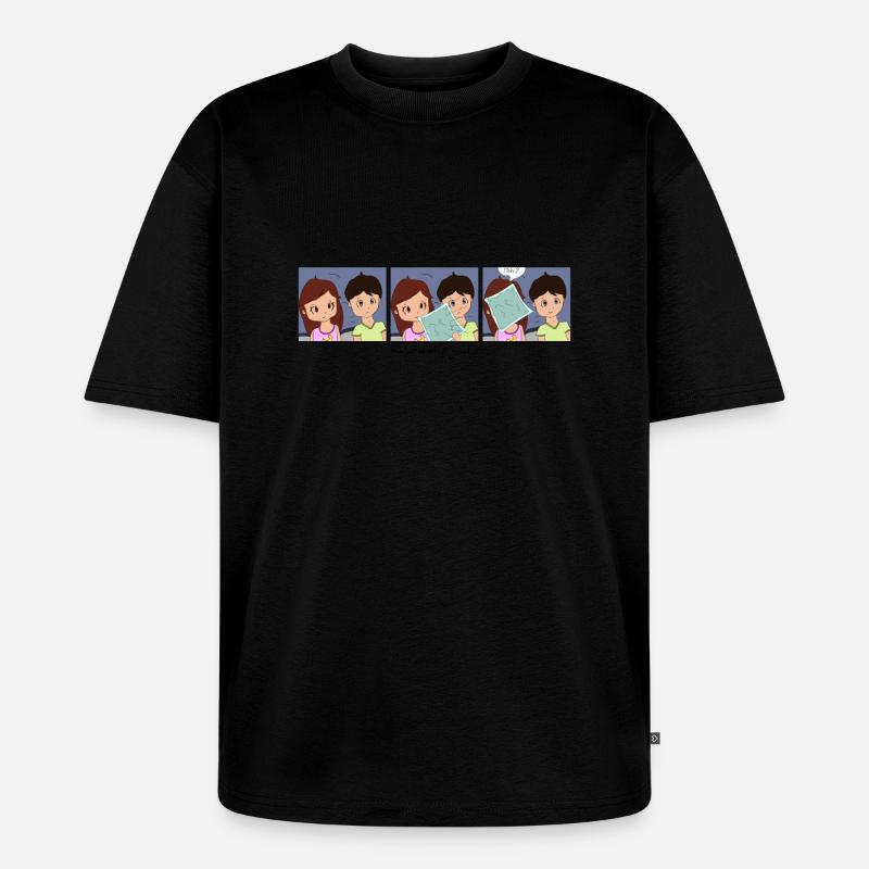 Eheleben 1 - Unisex Premium Oversized Bio T-Shirt - Schwarz