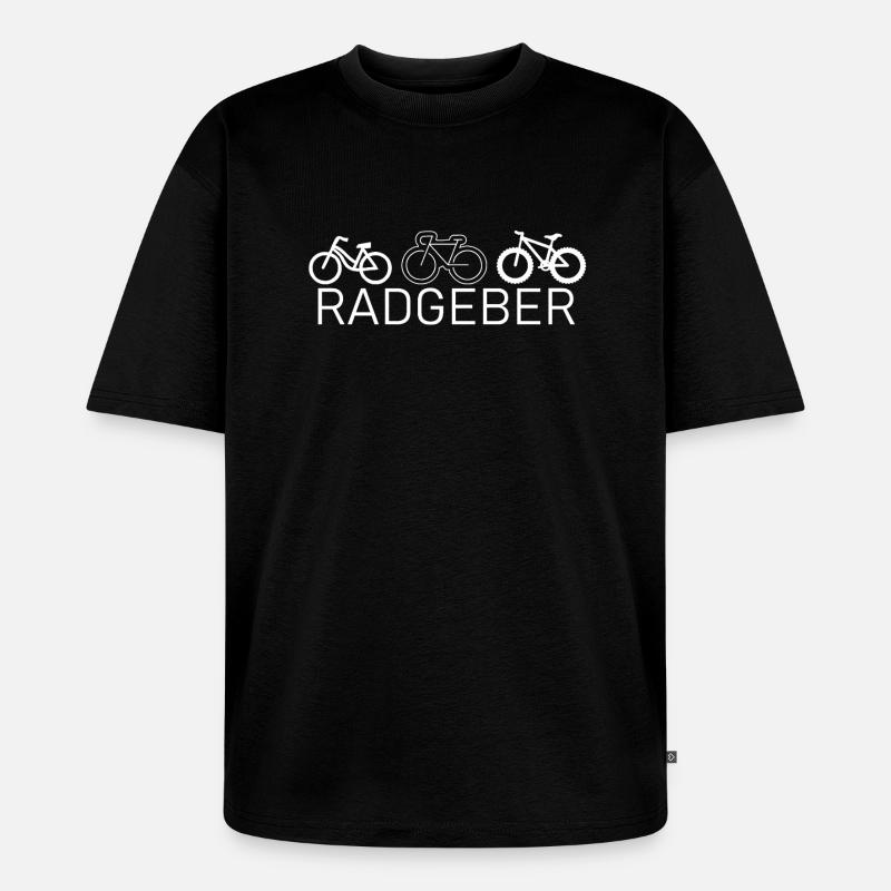 Wheel encoder - Unisex Premium Oversized Organic T-Shirt - black