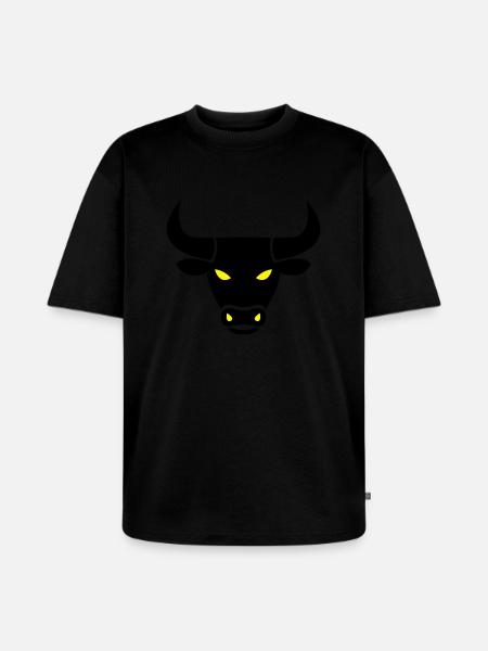 stier_002 - Unisex Premium Oversized Organic T-Shirt - black