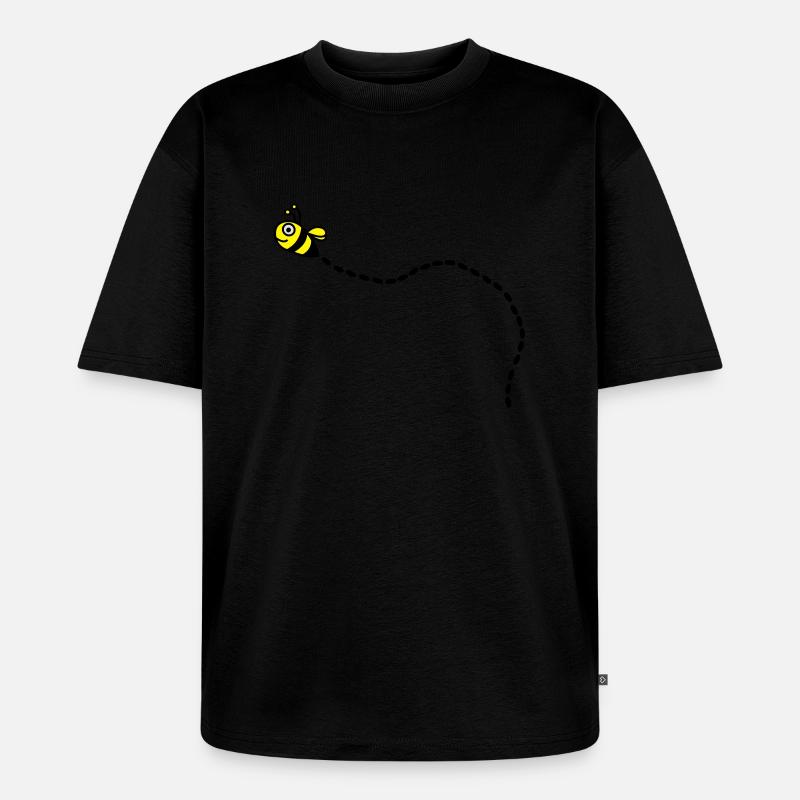biene2 - Unisex Premium Oversized Bio T-Shirt - Schwarz