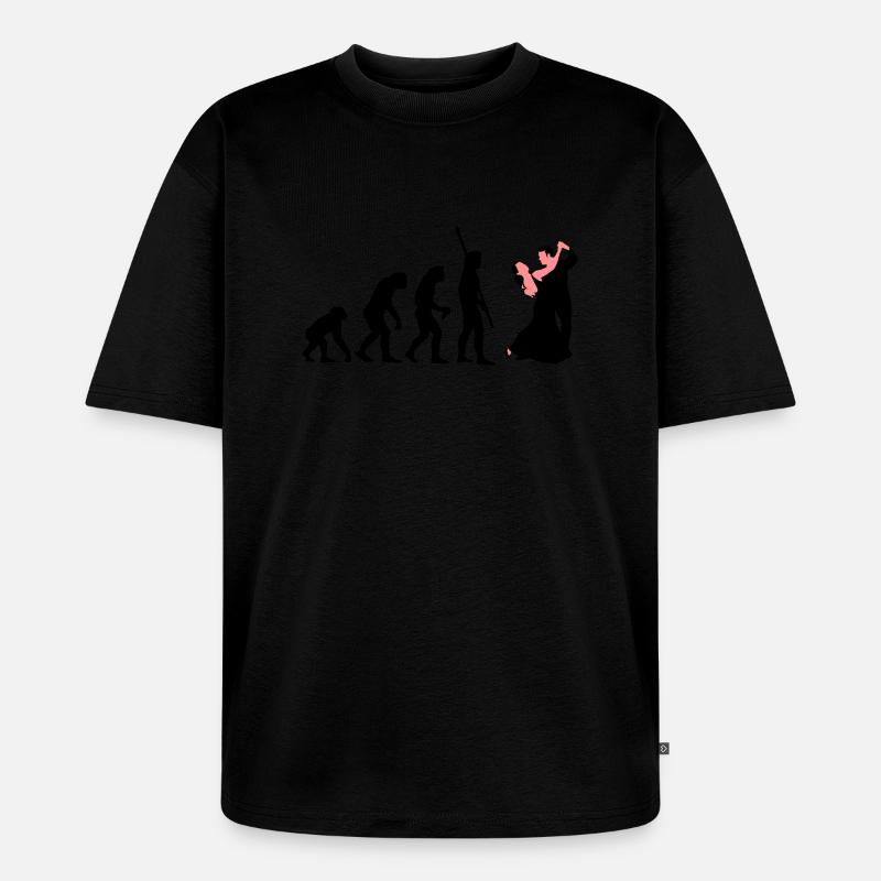 evolution_tanzpaar_a_2c - Unisex Premium Oversized Bio T-Shirt - Schwarz