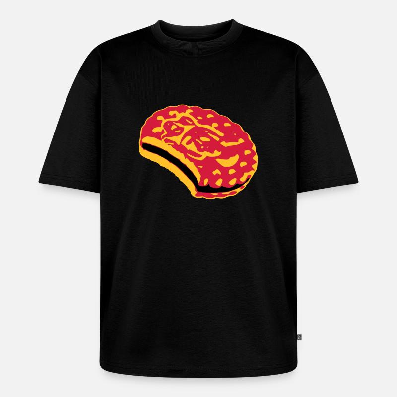 Keks - Unisex Premium Oversized Bio T-Shirt - Schwarz
