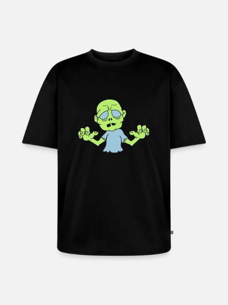 (zombie_2) - Unisex Premium Oversized Bio T-Shirt - Schwarz