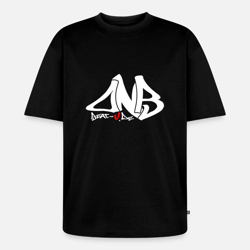 dnb - Unisex Premium Oversized Bio T-Shirt - Schwarz