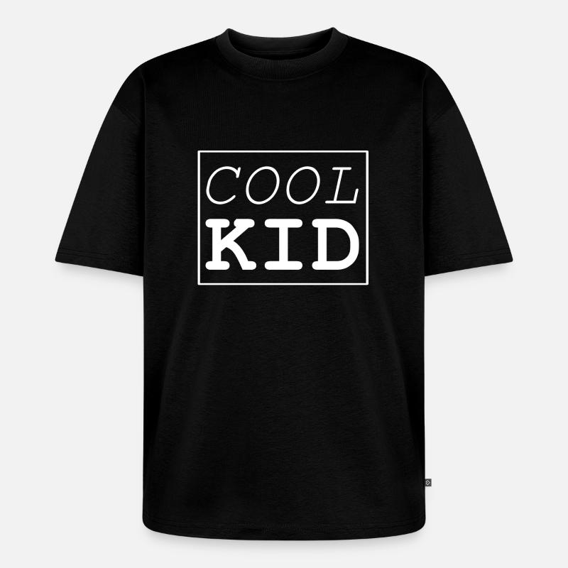 Cool Kid - Unisex Premium Oversized Bio T-Shirt - Schwarz