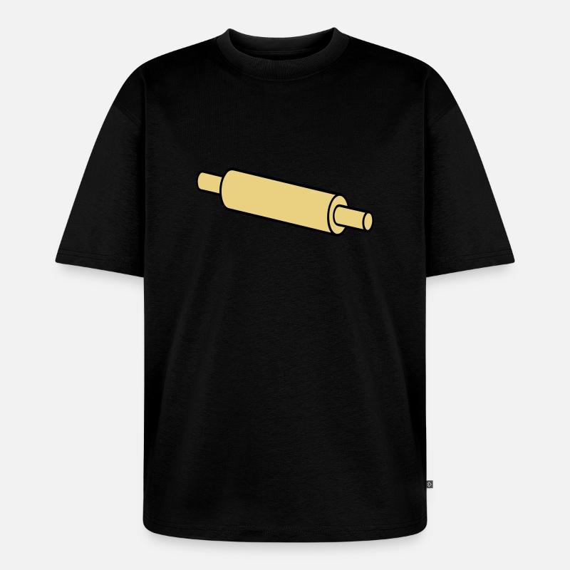 Nudelholz - Unisex Premium Oversized Bio T-Shirt - Schwarz