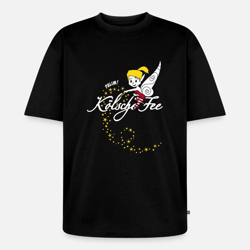 Kölsche Fee - T-shirt Premium bio oversize Unisexe - noir