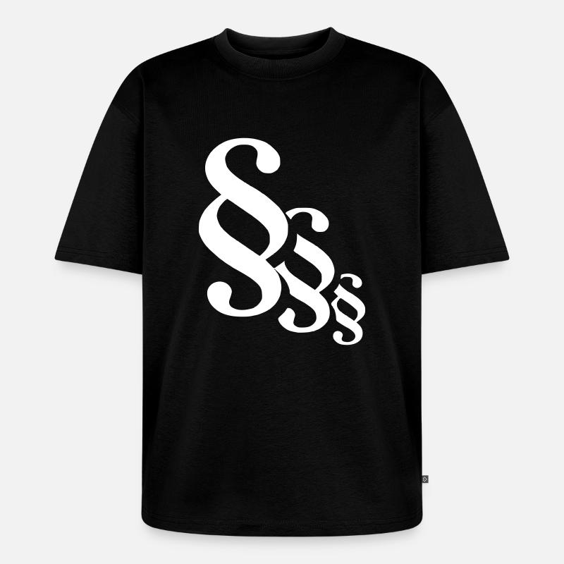 Article - T-shirt Premium bio oversize Unisexe - noir