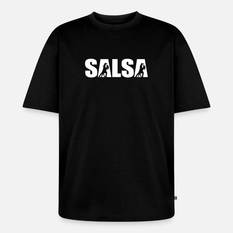 Salsa - Unisex Premium Oversized Bio T-Shirt - Schwarz